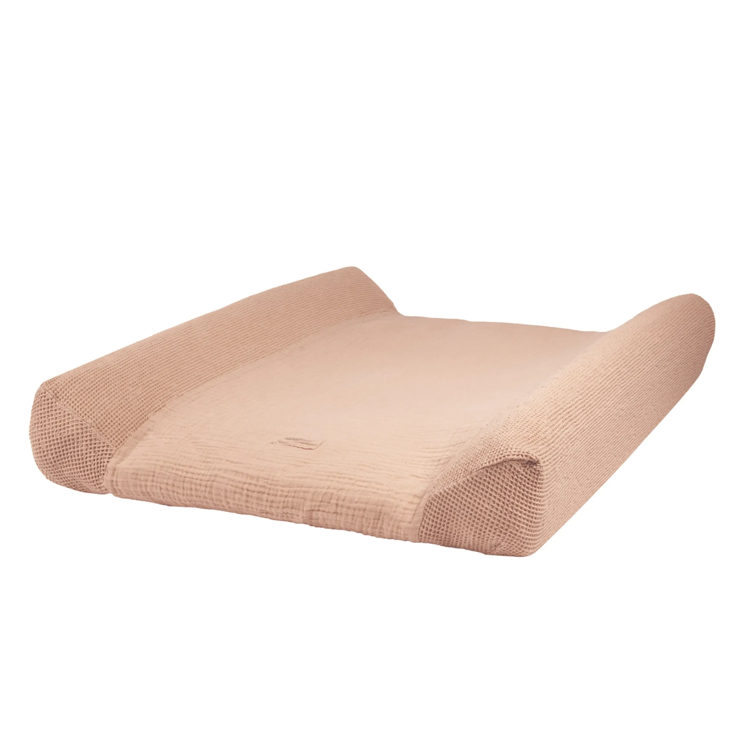 Housse de matelas à langer en gaze / Powder Pink