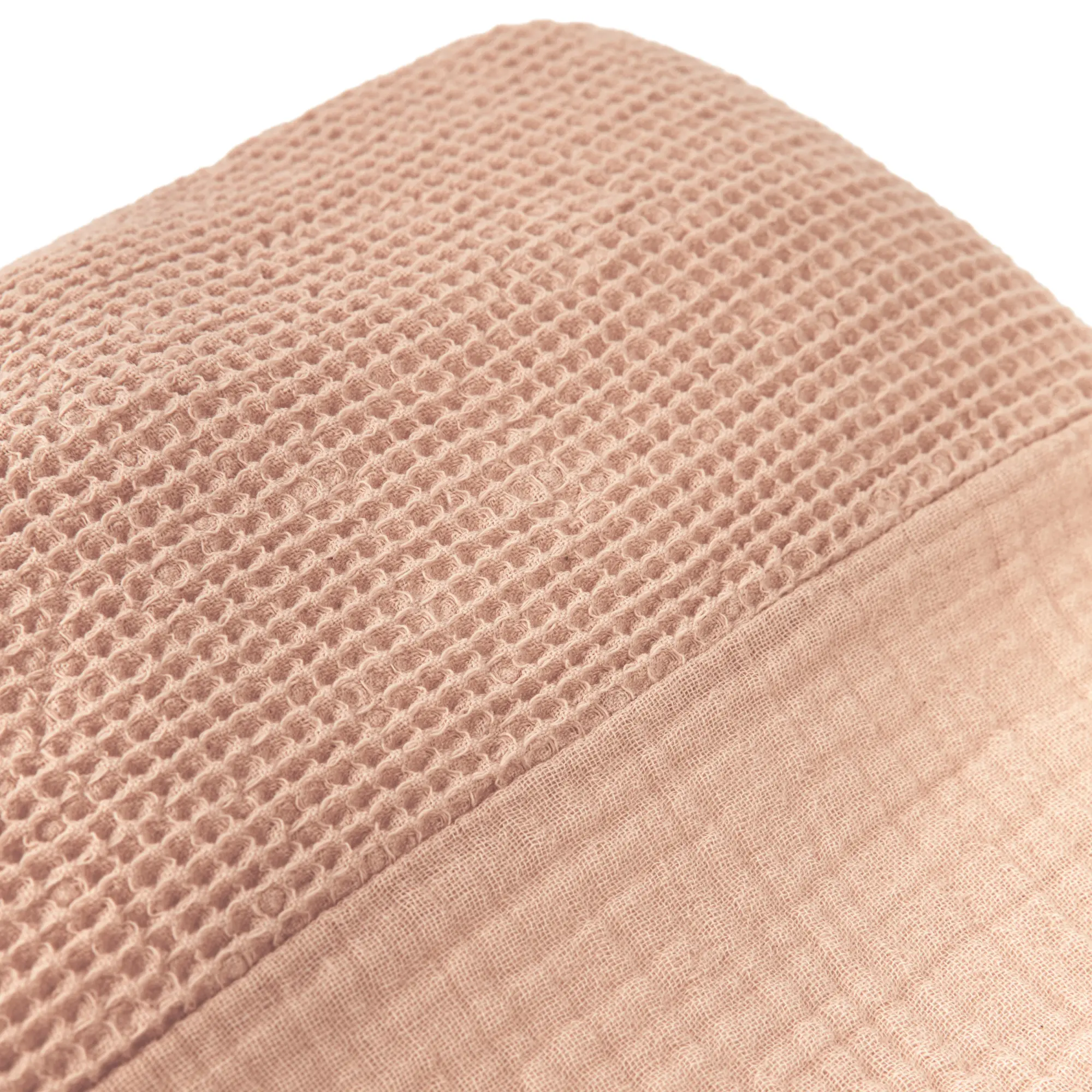 Housse de matelas à langer en gaze / Powder Pink – Image 4