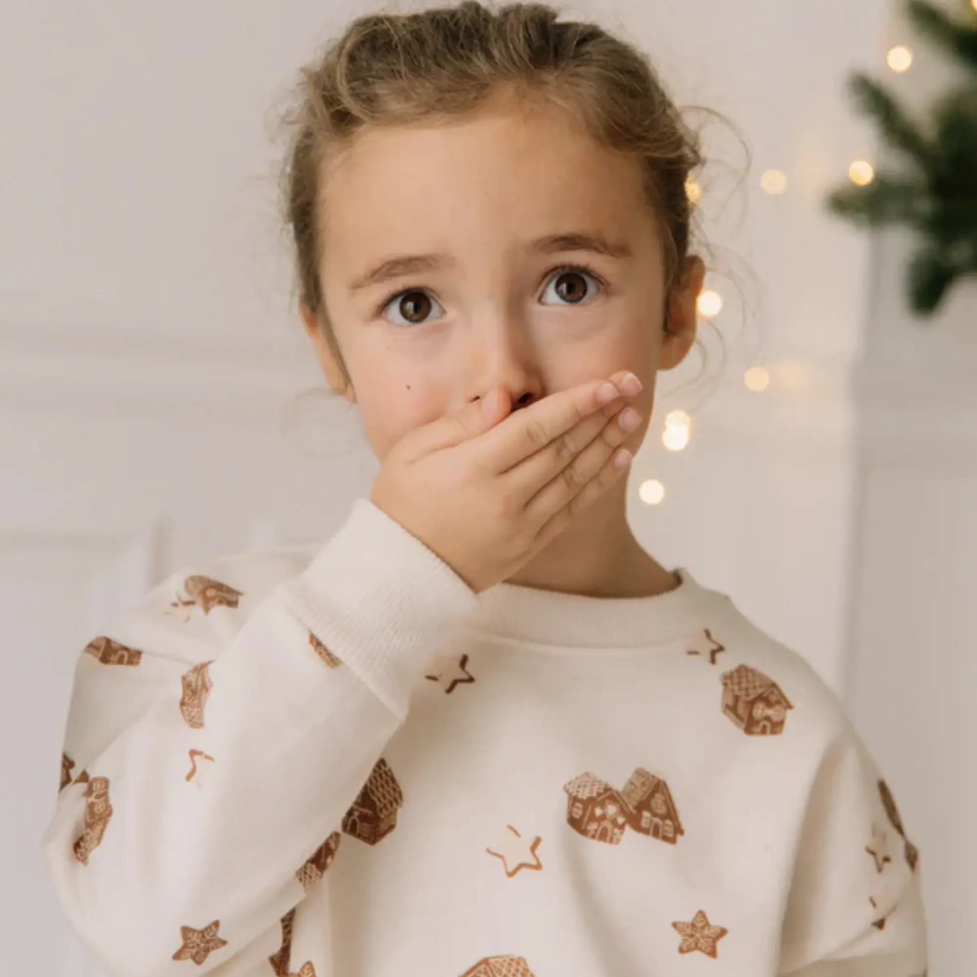 Sweat Bart / Ecru Village de Noël – Image 3