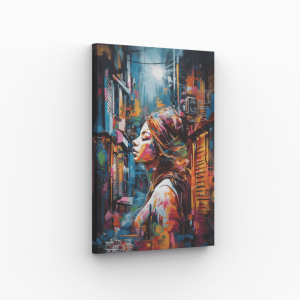 Tableau femme urbaine – Décoration murale artistique et moderne
