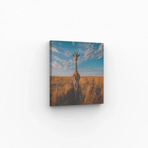 Tableau girafe nature