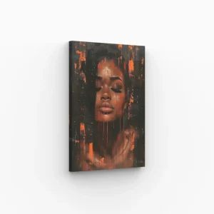 Tableau portrait abstrait – Décoration murale moderne