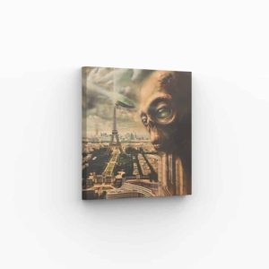 Tableau alien à Paris