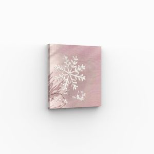 Tableau flocon de neige stylisé – Décoration murale intérieure