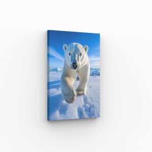 Tableau ours polaire majestueux