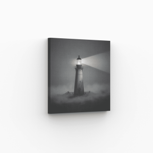 Tableau Phare Lumière Nuit