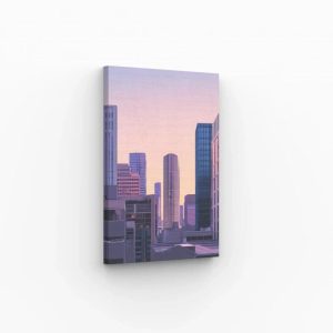 Tableau skyline urbaine – Décoration murale moderne